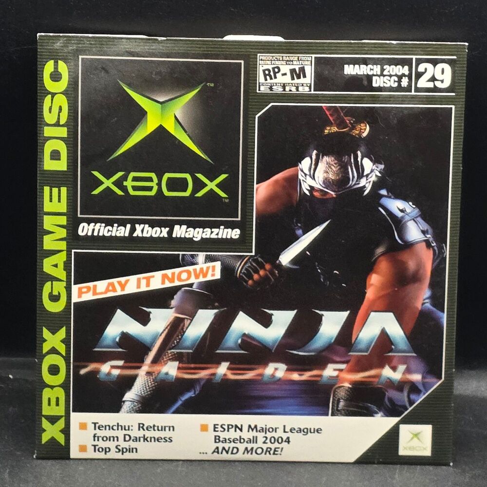 Official Xbox Magazine Demo Disc #29 March 2004 Ninja Gaiden